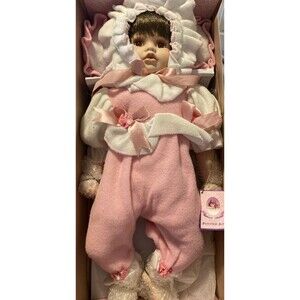 Goldenvale Collection Porcelain Doll 21” Real Life Features Baby Doll Clara